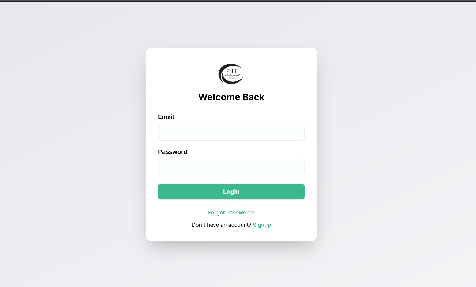 Customer Authentication Portal