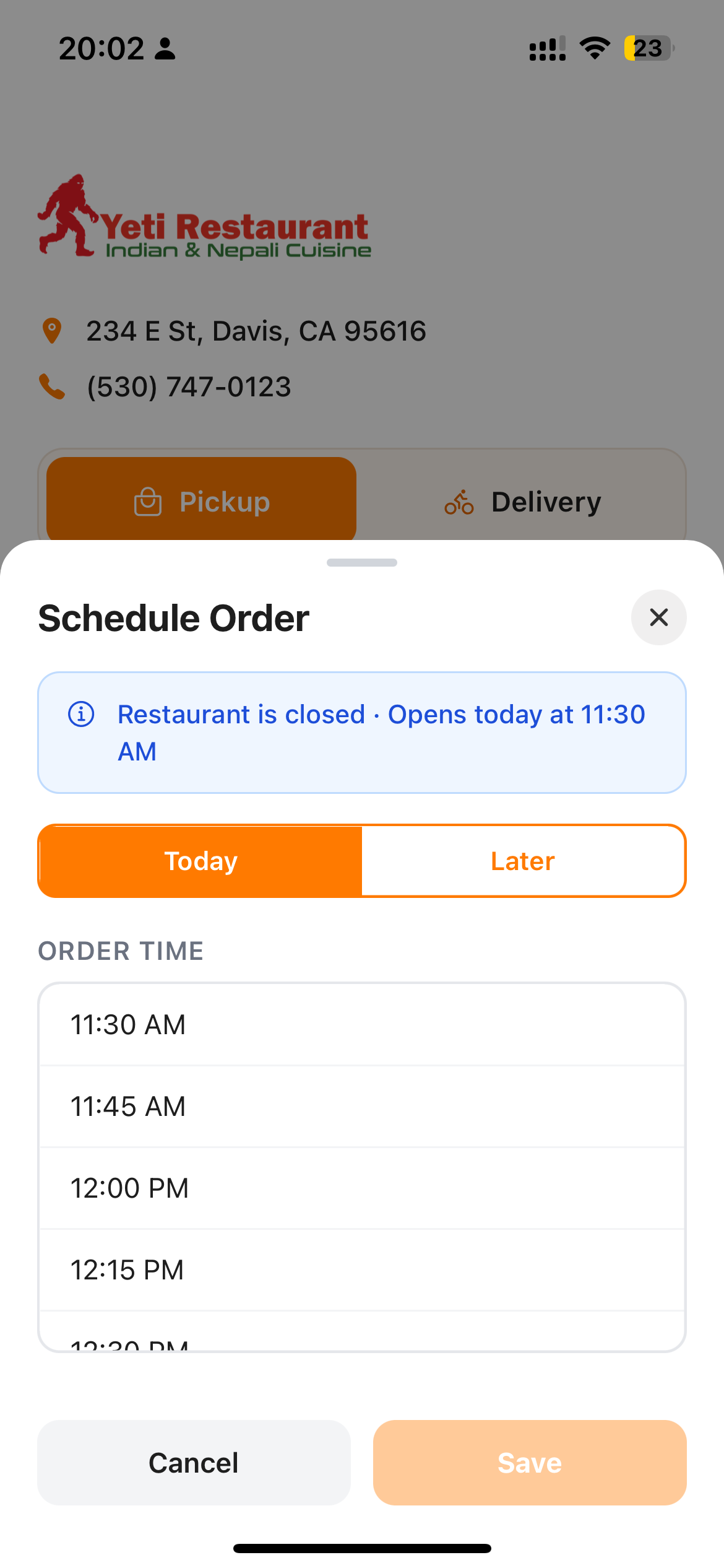 Timezone-Aware Order Scheduling